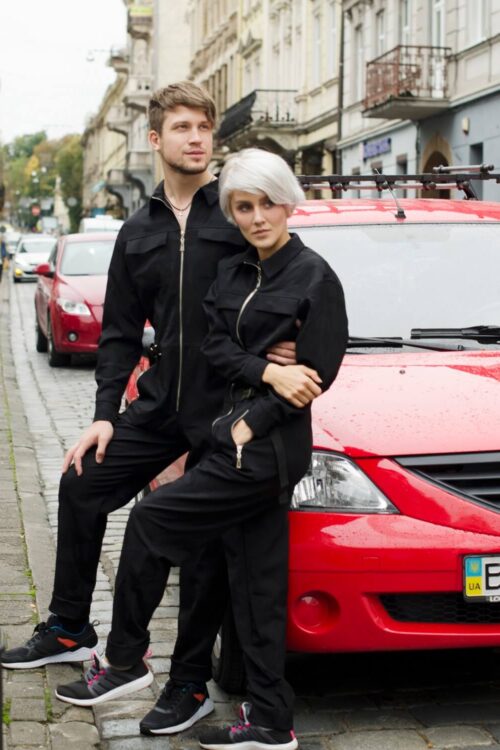 Unisex overalls – Black