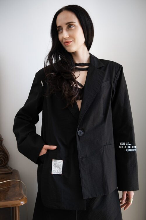 Women’s jacket “Exclusive sample” – Black
