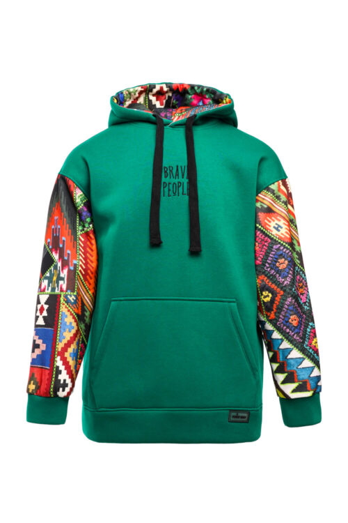 Unisex Худі “Brave people” – Зелений