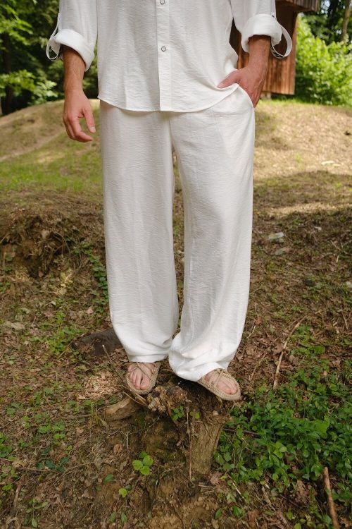 Мужские брюки – Белый