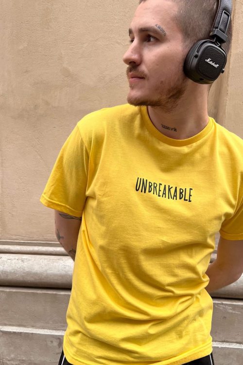 Men’s T-shirt “Hutsulka” – Yellow